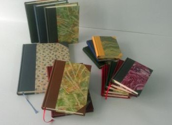 Libros en blanco, Encuadernación Milagros Cólera