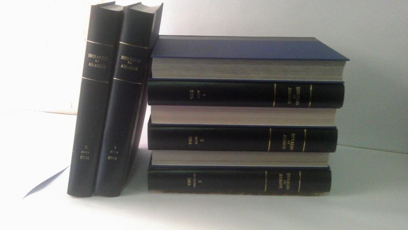 Encuadernación de ejemplares de Heraldo de Aragón