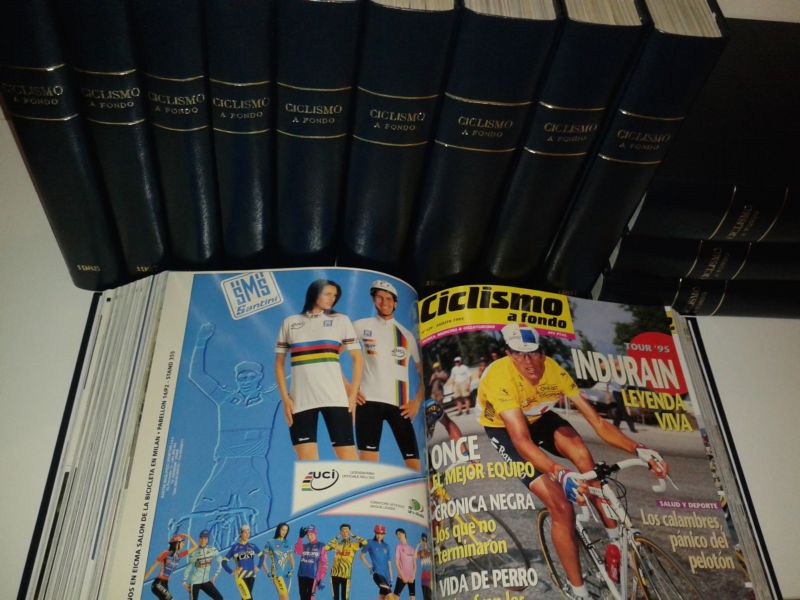 Encuadernación de revistas de Ciclismo a Fondo
