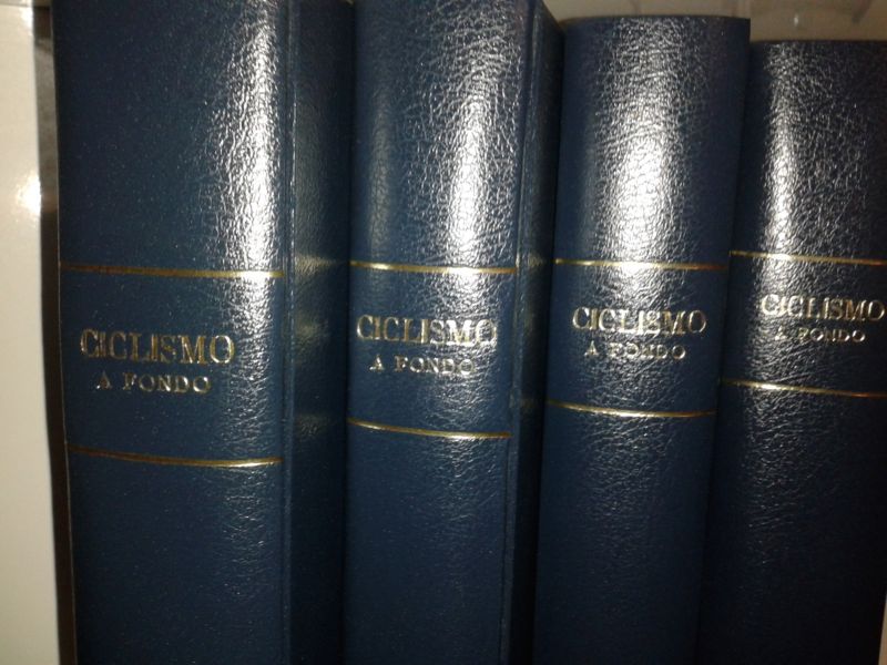 Encuadernación artesanal de revistas de Ciclismo a Fondo